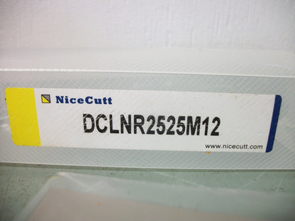 NICECUTT 150X32X25mm 95DEG ANGLE CUT TURNING SHANK TOOL DCLNR2525M12 NEW