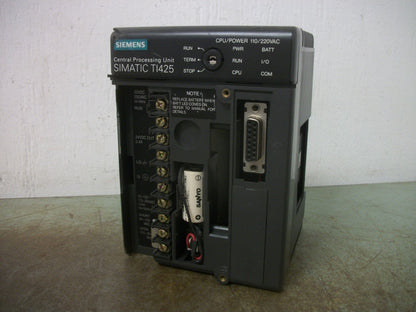 SIEMENS SIMATIC TI425 CPU CENTRAL PROCESSING UNIT TI425-CPU