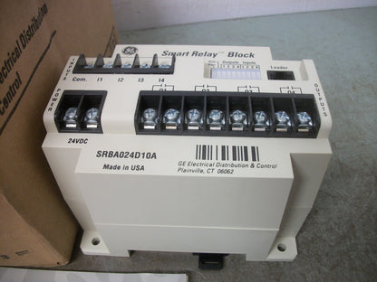GE SMART RELAY BLOCK SRBA024D10A 24VDC NIB