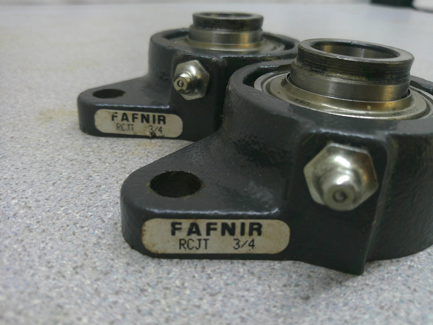 FAFNIR LOT OF 2 FLANGE BEARINGS RCJT 3/4