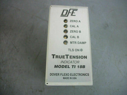 DOVER FLEXO ELECTRONICS DFE TRUE TENSION INDICATOR UNIT TI 18B
