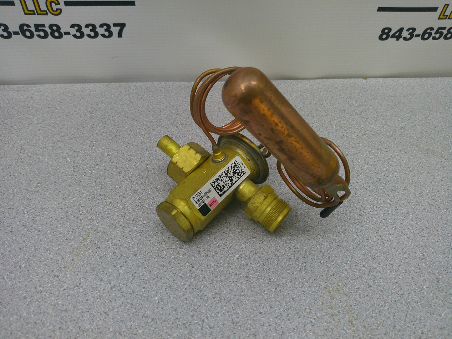 PARKER 041127-03 1/4" THERMOSTATIC EXPANSION VALVE 37L51 NOB