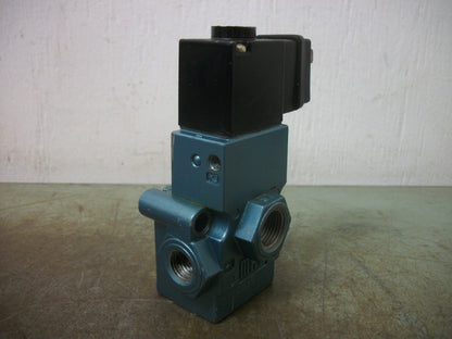 MAC 3-WAY SOLENOID VALVE 55B-11-PI-501JD 150PSI 24VDC 6W