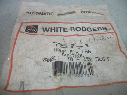 WHITE-RODGERS WARM AIR FAN CONTROL 757-1 70-160 DEG F NEW