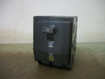 SQUARE D QO CIRCUIT BREAKER QO340 40AMP 240VOLT 3POLE