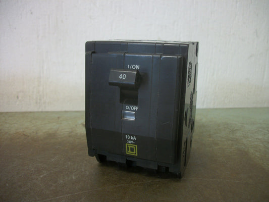 SQUARE D QO CIRCUIT BREAKER QO340 40AMP 240VOLT 3POLE