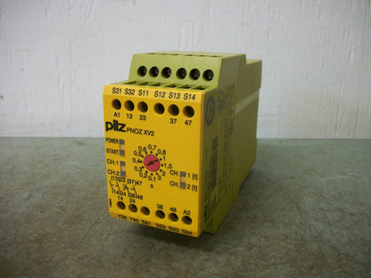 PILZ SAFETY RELAY PNOZ XV2 3/24VDC 2N/0 2N/0 T 24VDC 4.5W