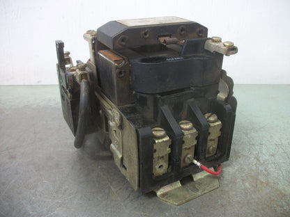 GE SIZE 2 MOTOR STARTER CR106D0 45AMP 600VCOIL 3PH 600V 25HP