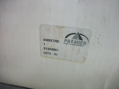 PREMIER FORKLIFT STARTER SYSR0081 NIB