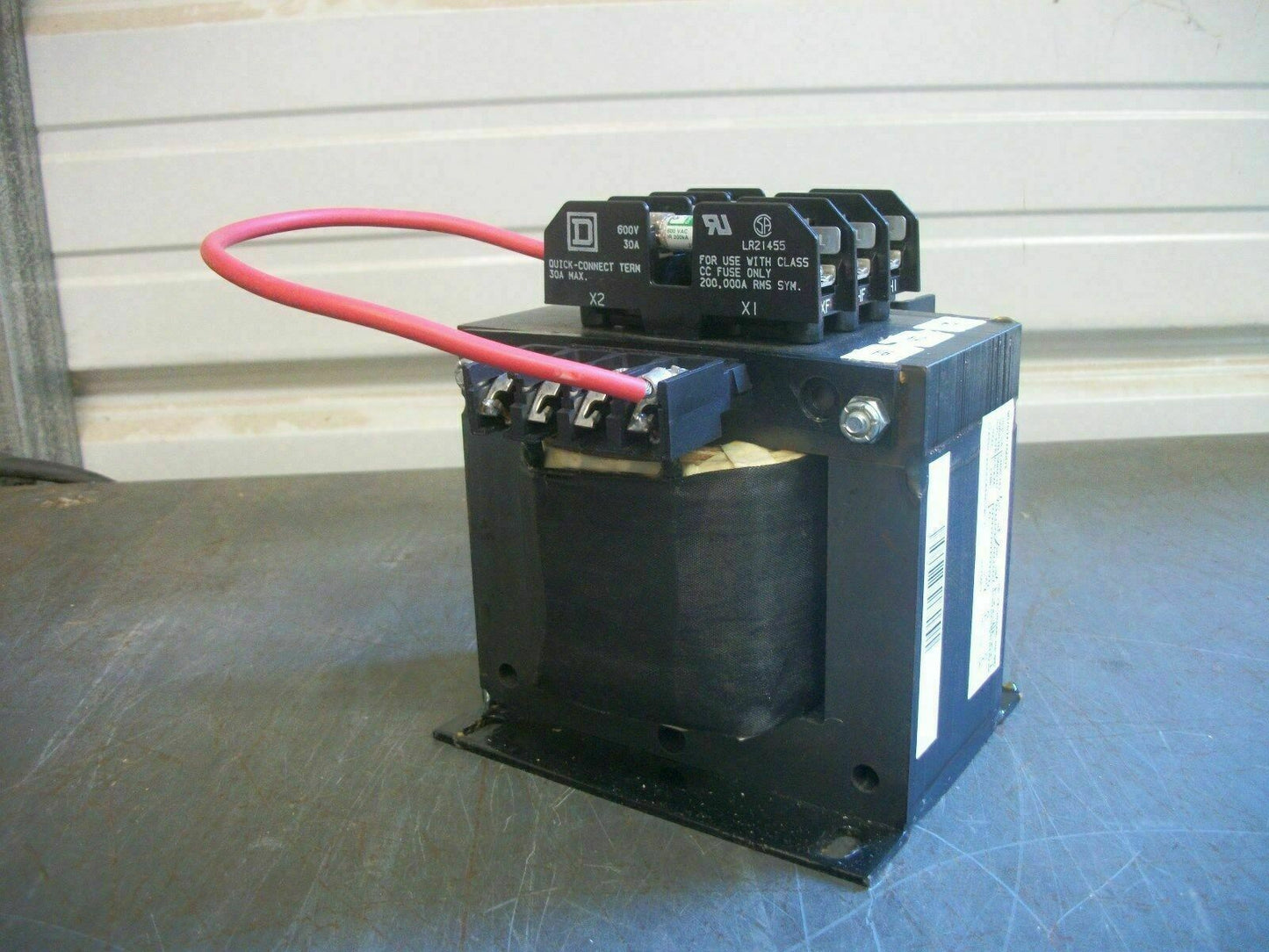 SQUARE D 0.75KVA 1PH TRANSFORMER 9070TF750D1 HV 220X480 LV 110/120