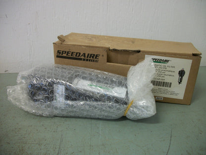 SPEEDAIRE 1/2" NPT PNEUMATIC OIL FILTER 4ZL35A 250PSI NIB