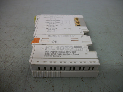 BECKHOFF 2-CHANNEL DIGITAL INPUT TERMINAL MODULE KL1052