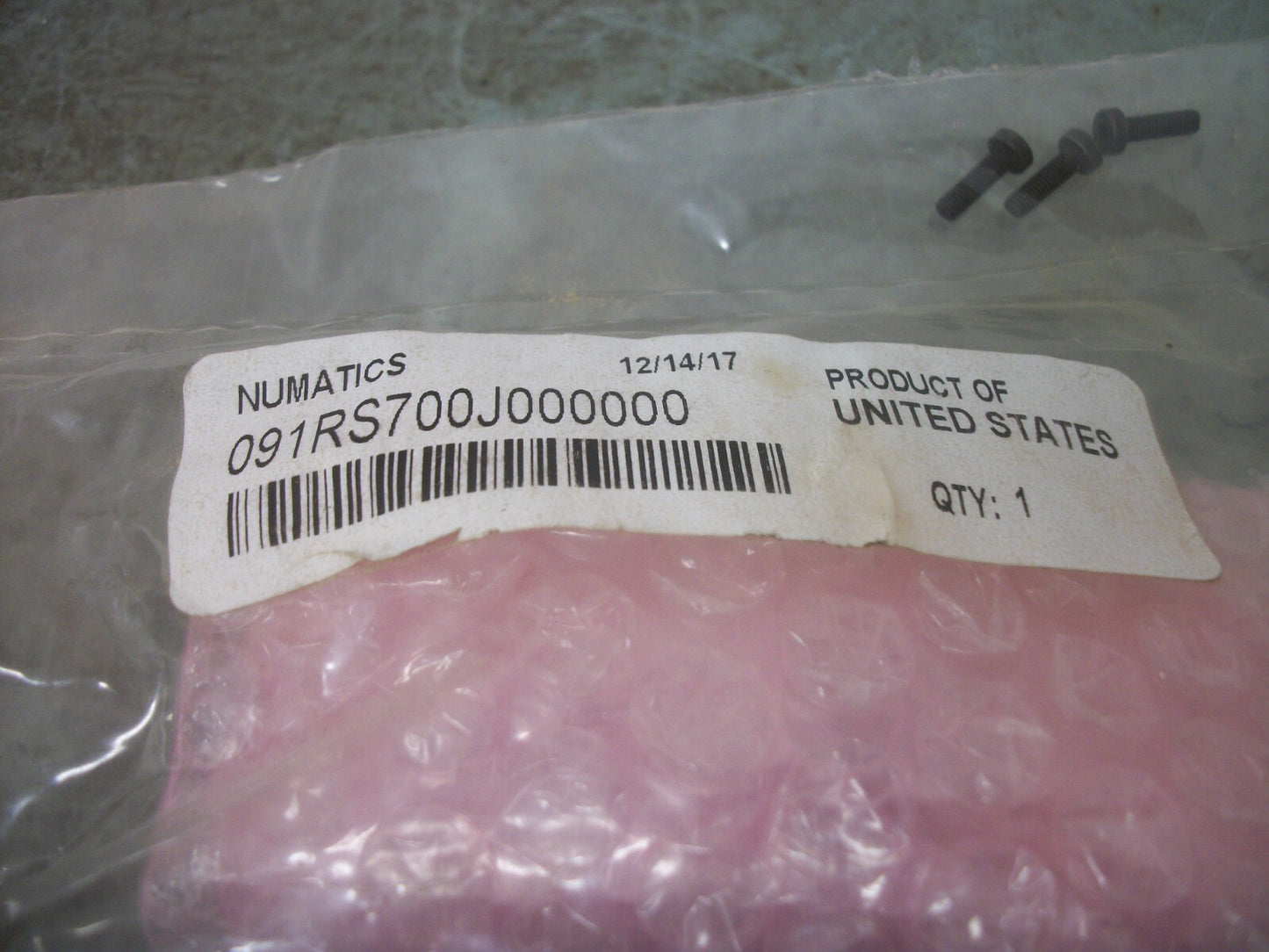 NUMATICS PNEUMATIC PRESSURE REGULATOR 091RS700J000000 NEW