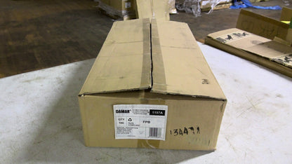 DAMAR 1197A BOX OF 100 MR16 FLOOD CLEAR QUARTZ HALOGEN BULBS FPB NIB