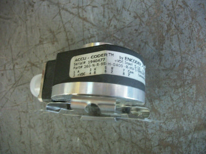 ACCU-CODER INCREMENTAL ENCODER 260-N-R-98-H-0400-R-HV-1-SMK-NF-2-CE NOB