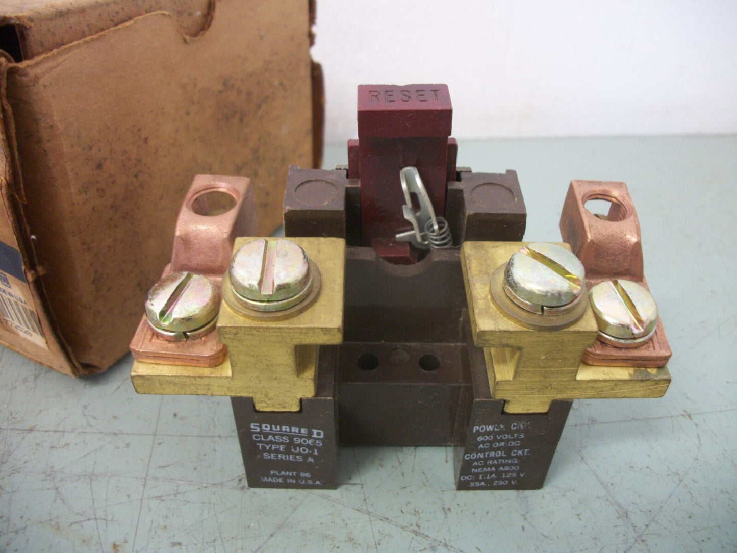 SQUARE D THERMAL OVERLOAD RELAY 9065UO1 86AMP NIB