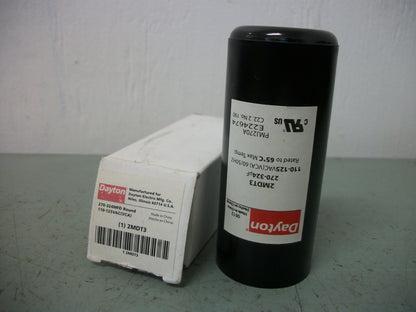 DAYTON MOTOR START CAPACITOR 2MDT3 270-324MFD ROUND 110-125VAC NIB