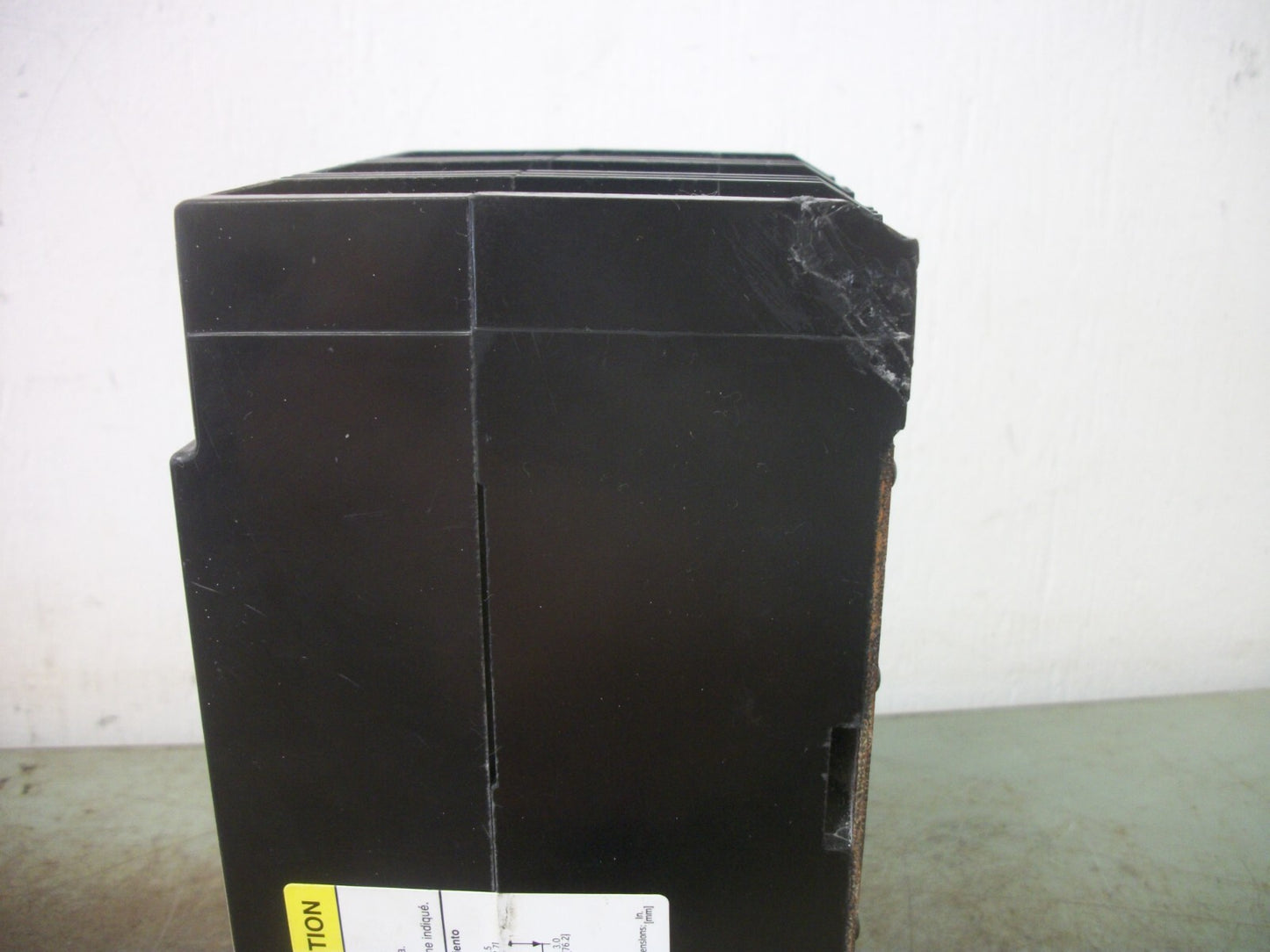 SQUARE D KAL CIRCUIT BREAKER KAL361501021 150AMP 600VOLT 3POLE GRAY W/SHUNT