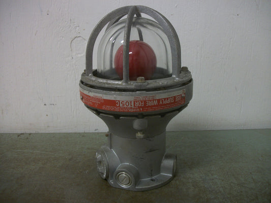 HUBBELL KILLARK HAZARDOUS LOCATION INCANDESCENT LIGHT FIXTURE HX-2-100 100W 250V