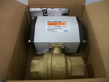 DYNAQUIP 2" PNEUMATIC ACTUATOR PHH28ATS064 471/253IN-LBS 150PSI NIB