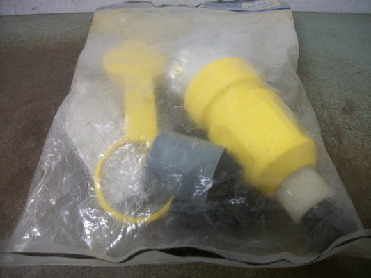 HUBBELL WATERTIGHT CONNECTOR HBL27W76 20AMP 480VOLT 3PH 3P 4W NEW