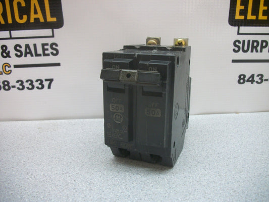 GE THQB CIRCUIT BREAKER THQB2150 50AMP 240VOLT 2POLE