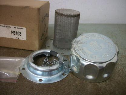 LUBE DEVICES FB103 OIL CAP STRAINER TRAP 6W387 NIB