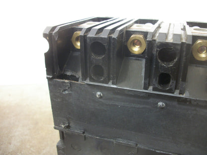 SQUARE D FAL CIRCUIT BREAKER FAL36070 70AMP 600VOLT 3POLE BLACK CHIPPED