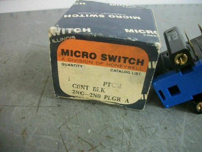 HONEYWELL MICRO SWITCH 2N.C. 2N.O. CONTACT BLOCK PTCM NIB