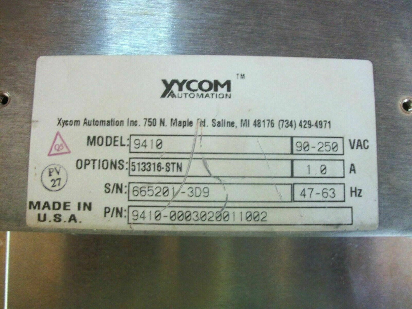 XYCOM 9410 INDUSTRIAL MINI PC DISPLAY UNIT 9410-0003020011002