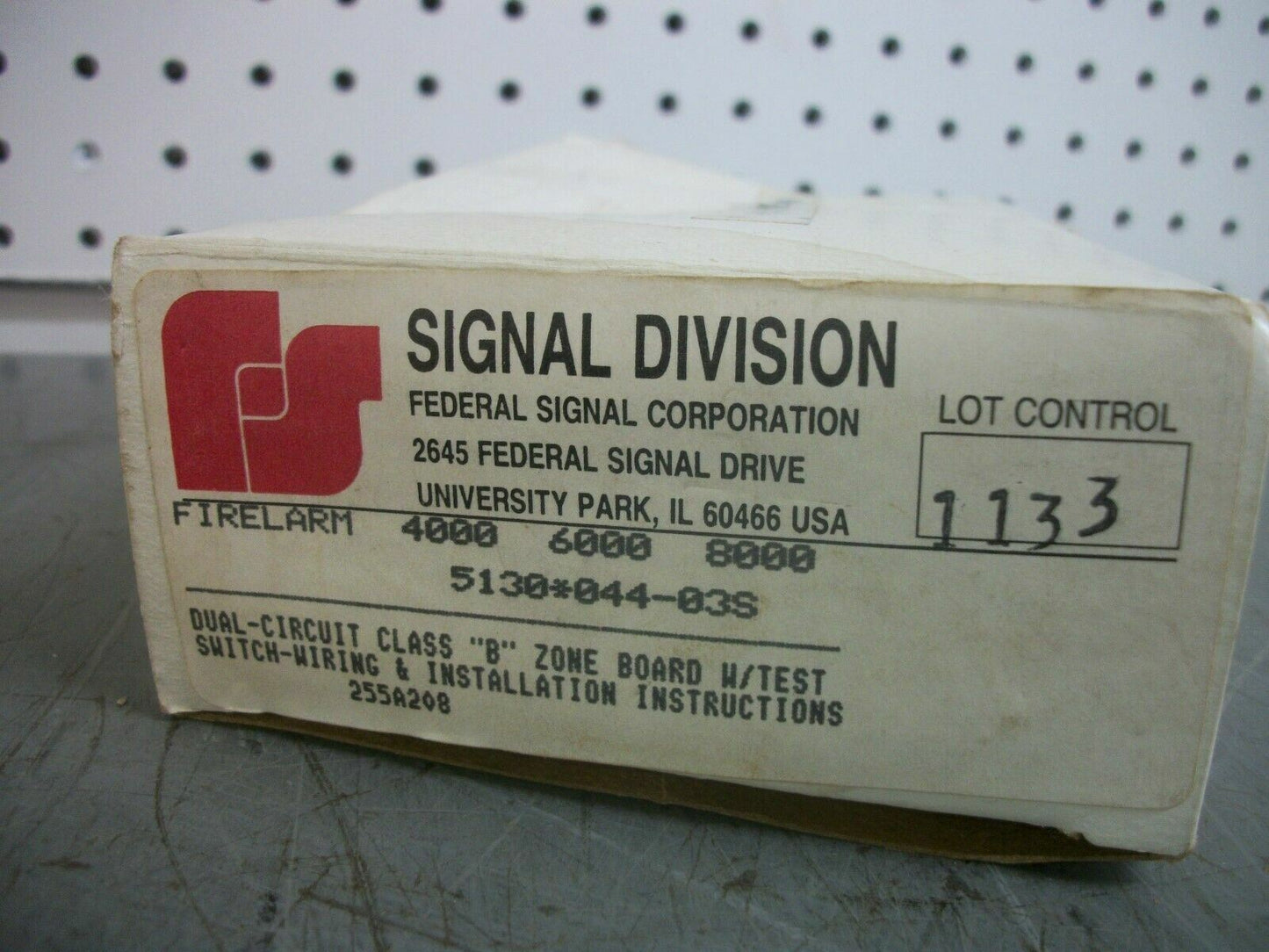 FEDERAL SIGNAL TROUBLE ALARM CONTROL UNIT 5130*044-03S NIB