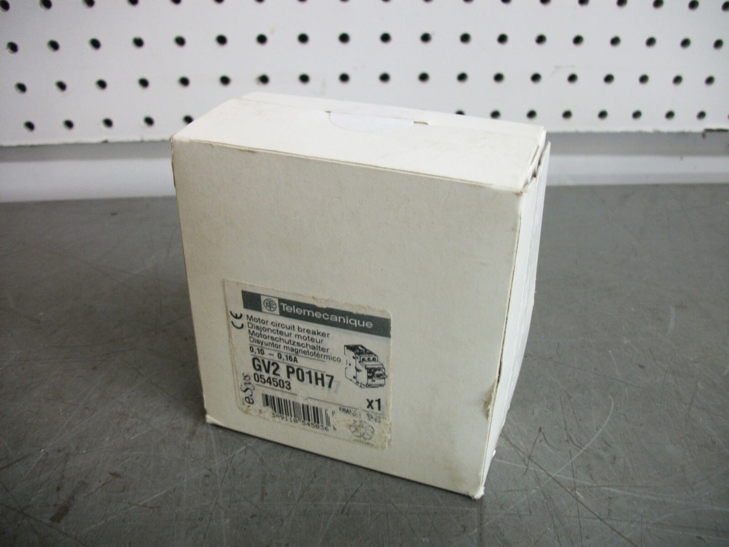 TELEMECANIQUE MOTOR CIRCUIT BREAKER GV2P01H7 0.10-0.16AMP NIB