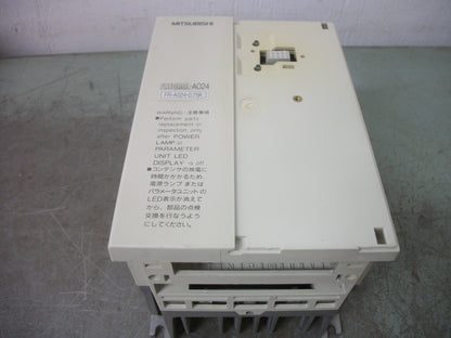MITSUBISHI FREQROL-A024 0.75KW INVERTER DRIVE FR-A024-0.75K 230VOLT 5AMP