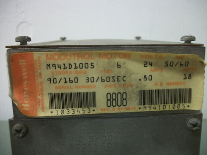HONEYWELL MODUTROL MOTOR ACTUATOR M941D1005 24VOLT 18W 90/160 STROKE