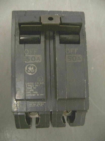 GE THQL CIRCUIT BREAKER THQL2150 50AMP 240VOLT 2POLE