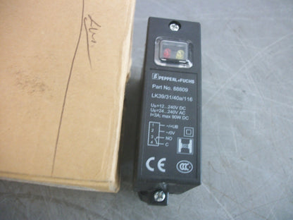 PEPPERL + FUCHS 088809 PHOTOELECTRIC SWITCH LK39/31/40A/116 NIB