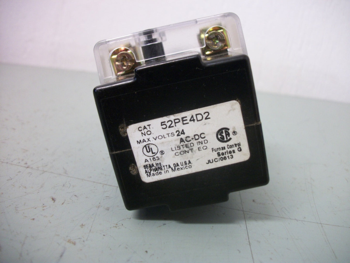 FURNAS RED INDICATOR LIGHT 52PE4D2 24VOLT