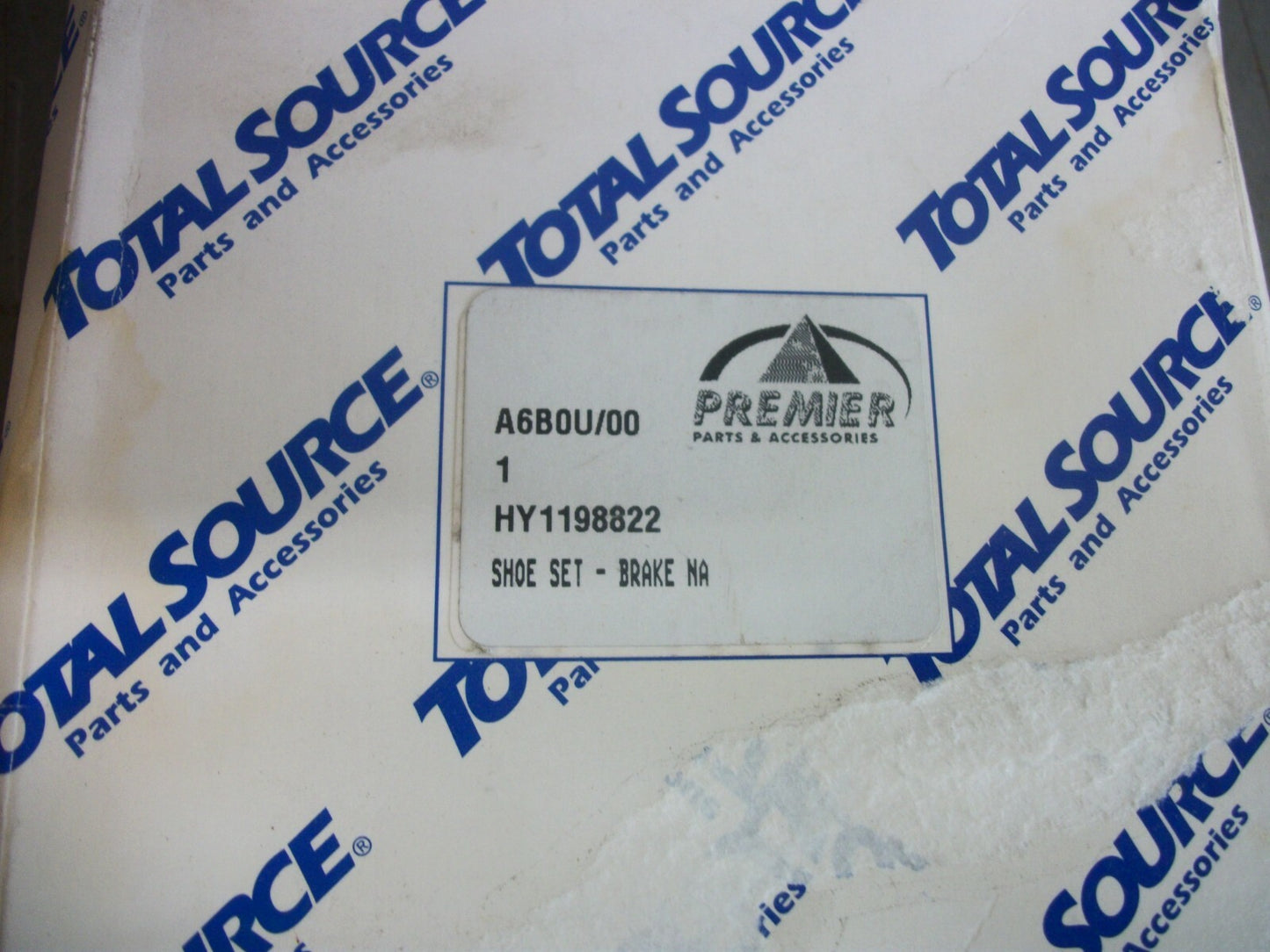 PREMIER TOTALSOURCE BRAKE SHOE SET HY1198822 NIB