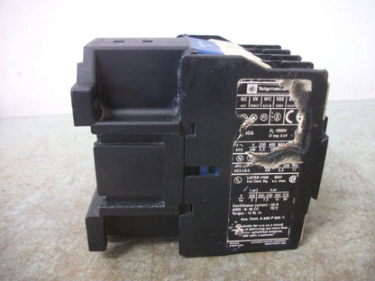 TELEMECANIQUE CONTACTOR LC1D2510Q5 40AMP 380VCOIL 3PH 600V 20HP