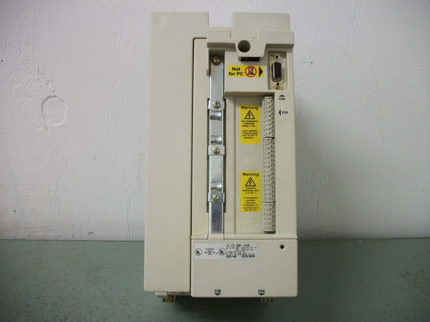 HOMAG GROUP F5 11KW INVERTER DRIVE 15.F5.GBE-YA00 3PH 480VOLT 21AMP