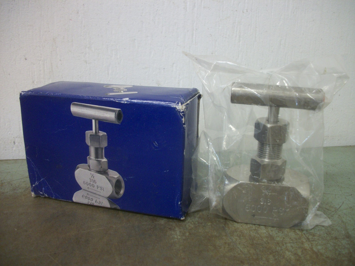 GENERIC 3/4" 316 SS NEEDLE VALVE 6000PSI NIB