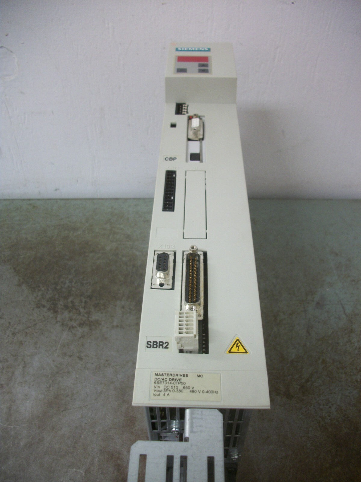SIEMENS MASTERDRIVES MC DC/AC DRIVE 6SE7014-0TP50-Z 510-650VDC 0-380-480VAC