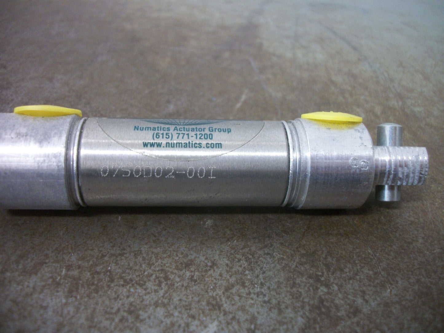 NUMATICS DOUBLE ACTING PNEUMATIC CYLINDER 0750D02-00I NEW