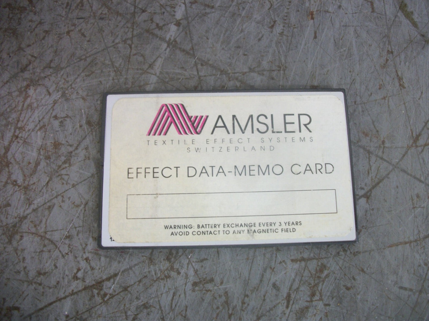 BRUNO AMSLER EFFECT CONTROLLER STG 3000 W/MEMORY CARD