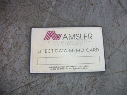 BRUNO AMSLER EFFECT CONTROLLER STG 3000 W/MEMORY CARD