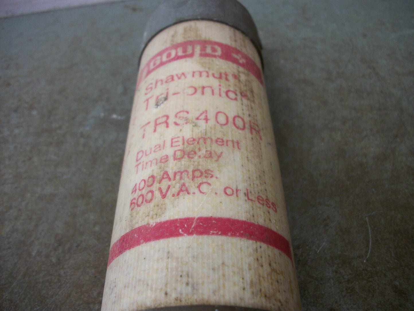 GOULD SHAWMUT TRI-ONIC FUSE TRS400R 400AMP 600VOLT