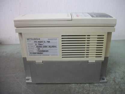 MITSUBISHI FREQROL-A024 0.75KW INVERTER DRIVE FR-A024-0.75K 230VOLT 5AMP