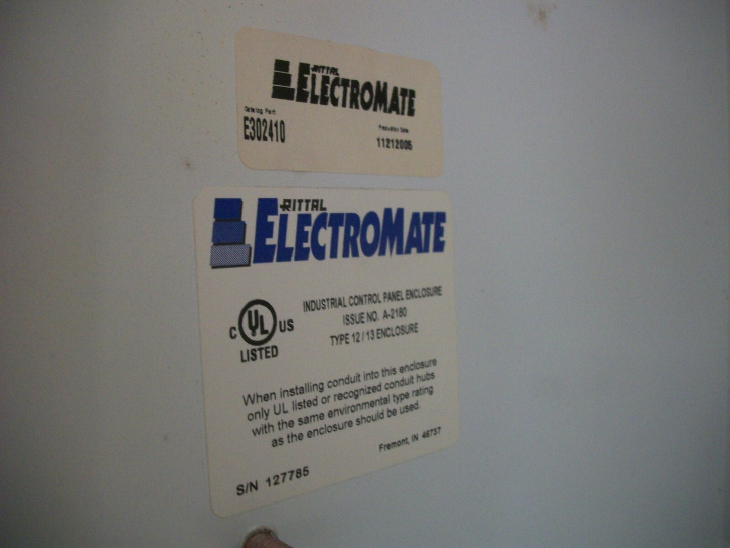 RITTAL ELECTROMATE 30 X 24 X 10 ENCLOSURE TYPE 12/13 E302410 NEW