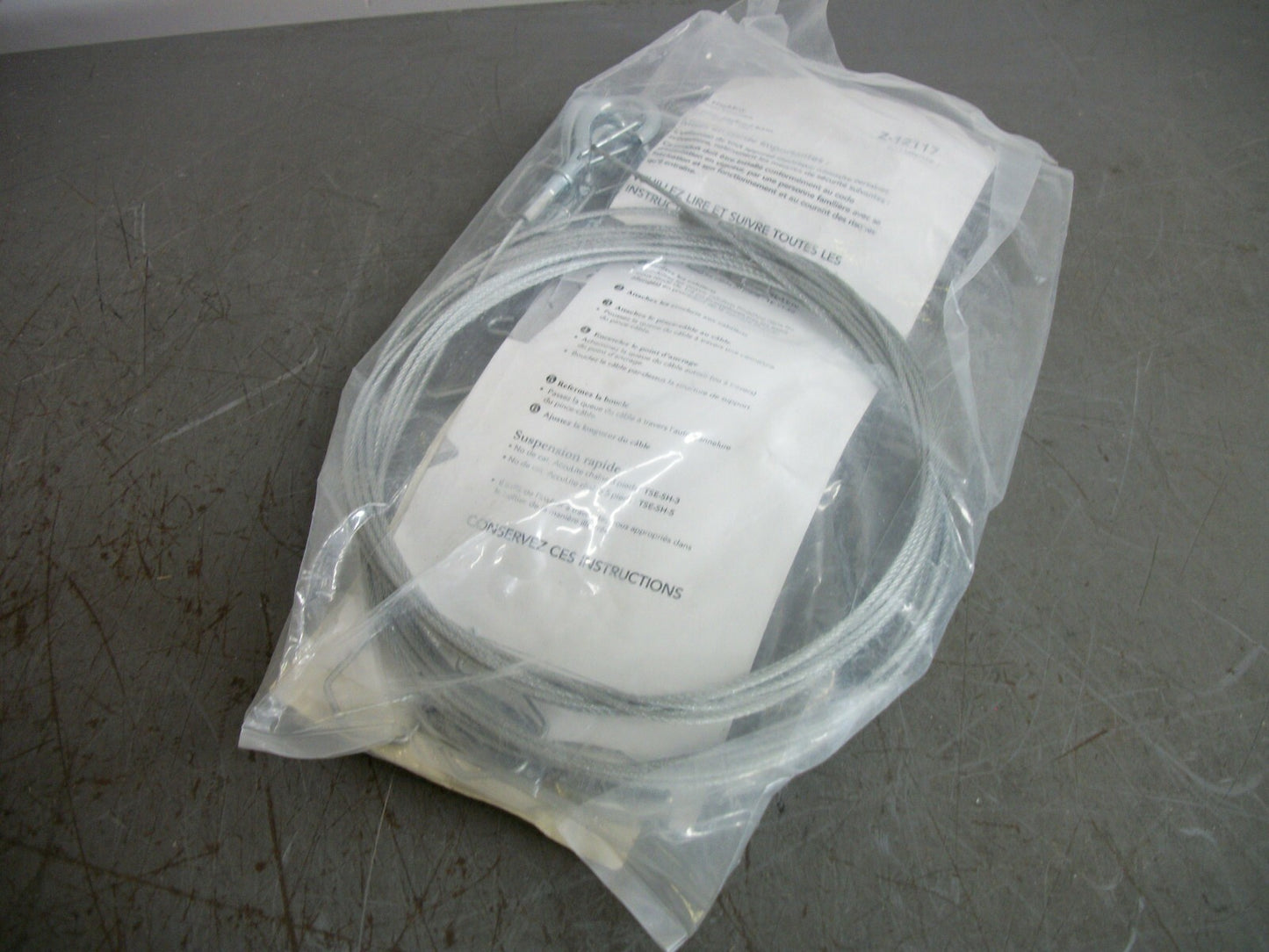 ACCULITE 10FT AIRCRAFT CABLE HANG KIT TEYT10 NEW