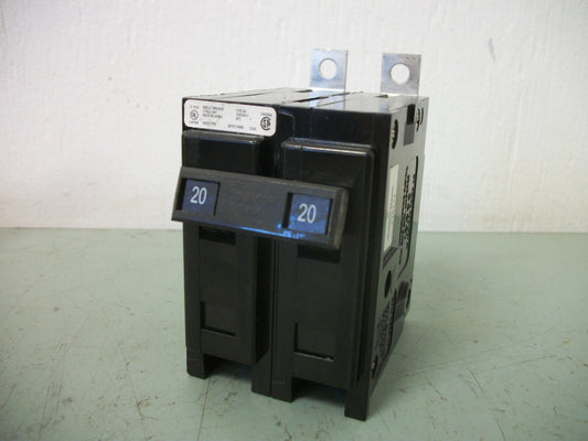 CUTLER-HAMMER BA CIRCUIT BREAKER BAB2020 20AMP 240VOLT 2POLE NOB